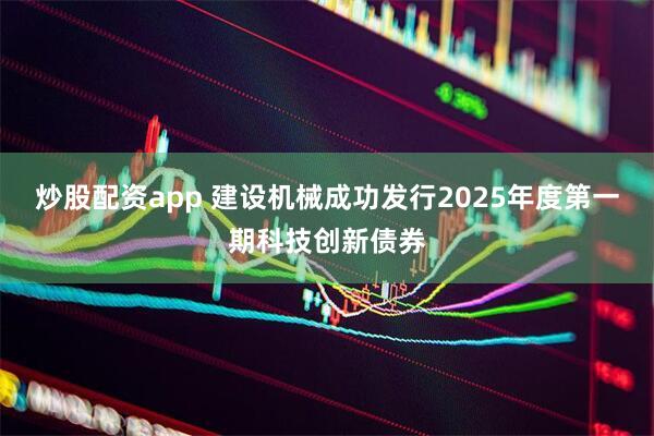 炒股配资app 建设机械成功发行2025年度第一期科技创新债券